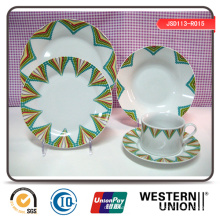 Jantar de porcelana de design moderno definido em 20PCS